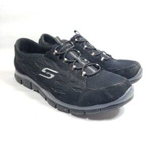 Skechers Women's Size 10 Gratis Full Circle Slip On Walking Shoes Black